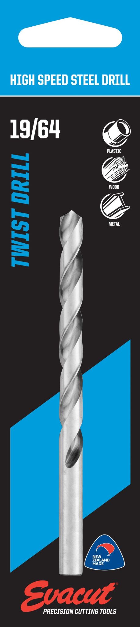 Evacut Jobber Drill 19/64"