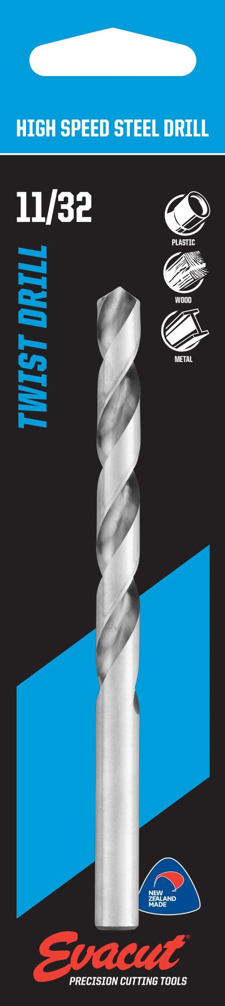 Evacut Jobber Drill 11/32"