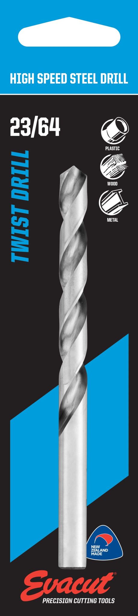 Evacut Jobber Drill 23/64"