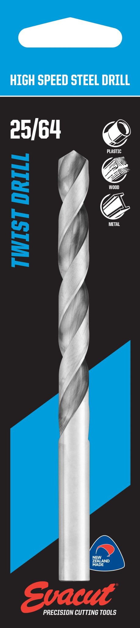 Evacut Jobber Drill 25/64"