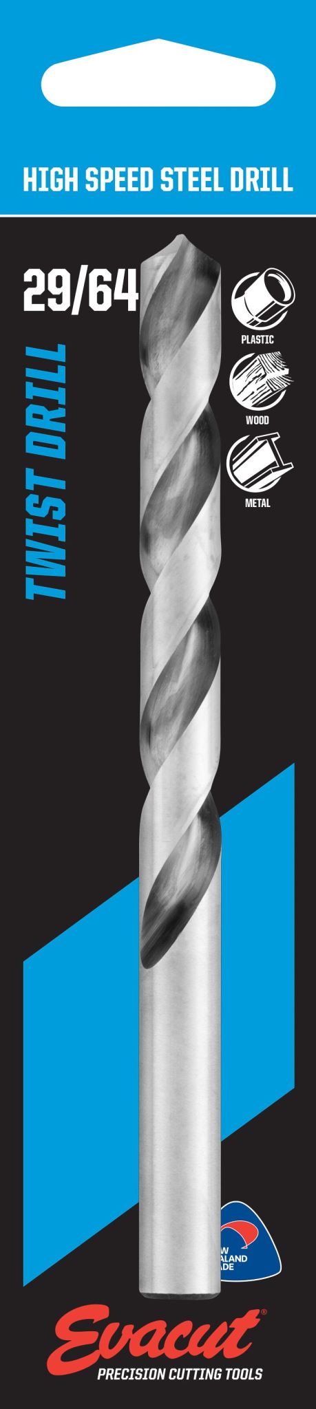 Evacut Jobber Drill 29/64"