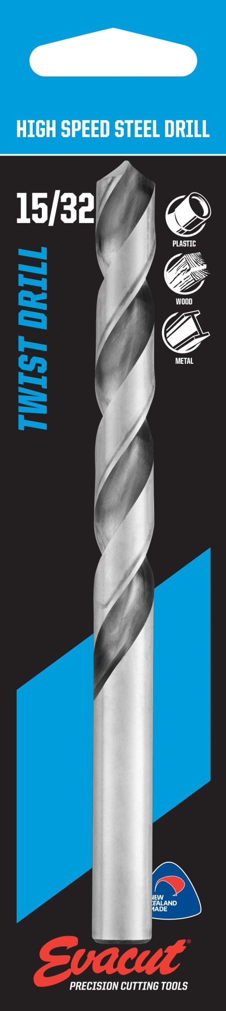 Evacut Jobber Drill 15/32"