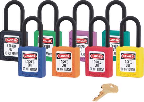 Master Lock Safety Dielectric Padlock 0406 - Keyed Different - Each
