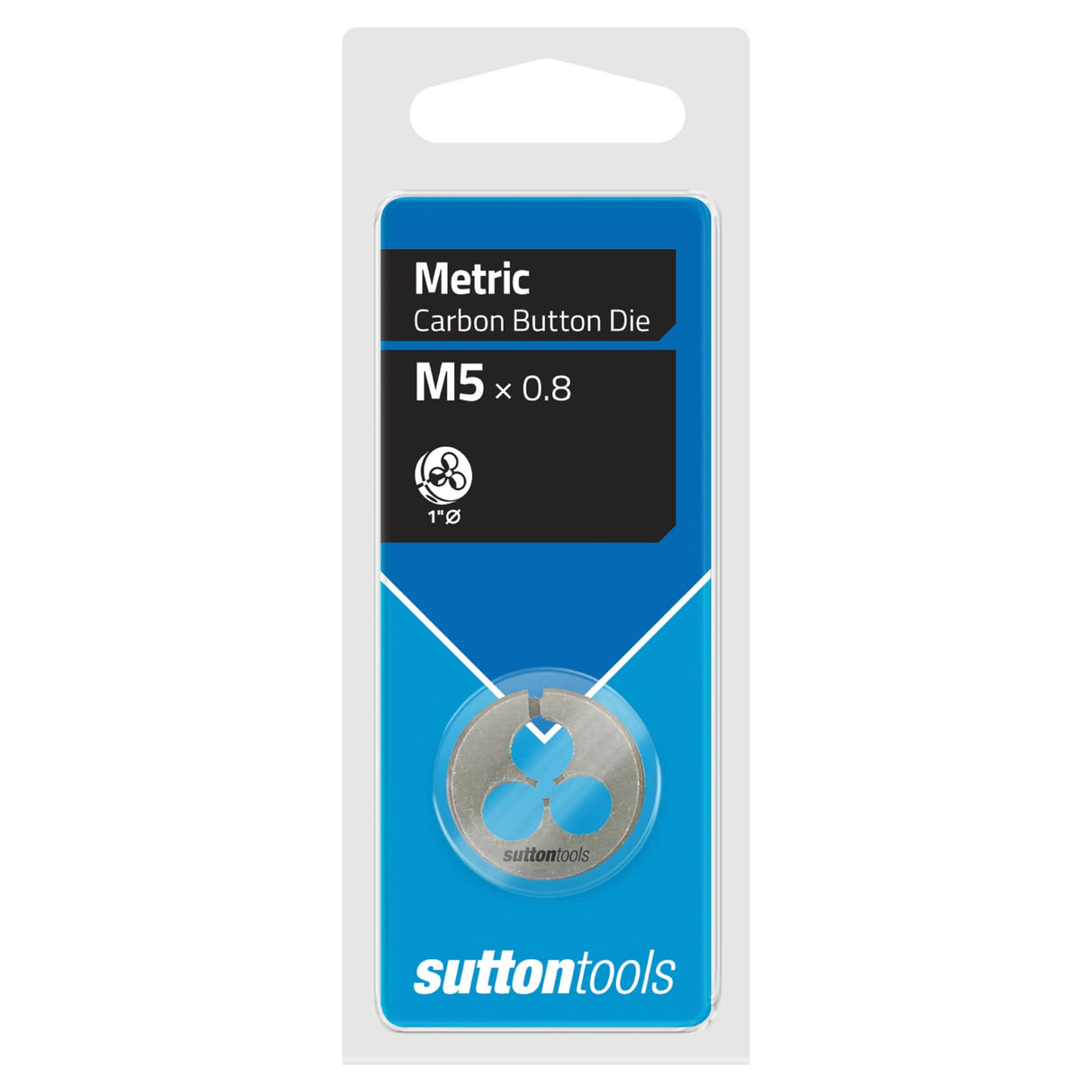M5 x 0.8 Button Die Metric ISO Coarse