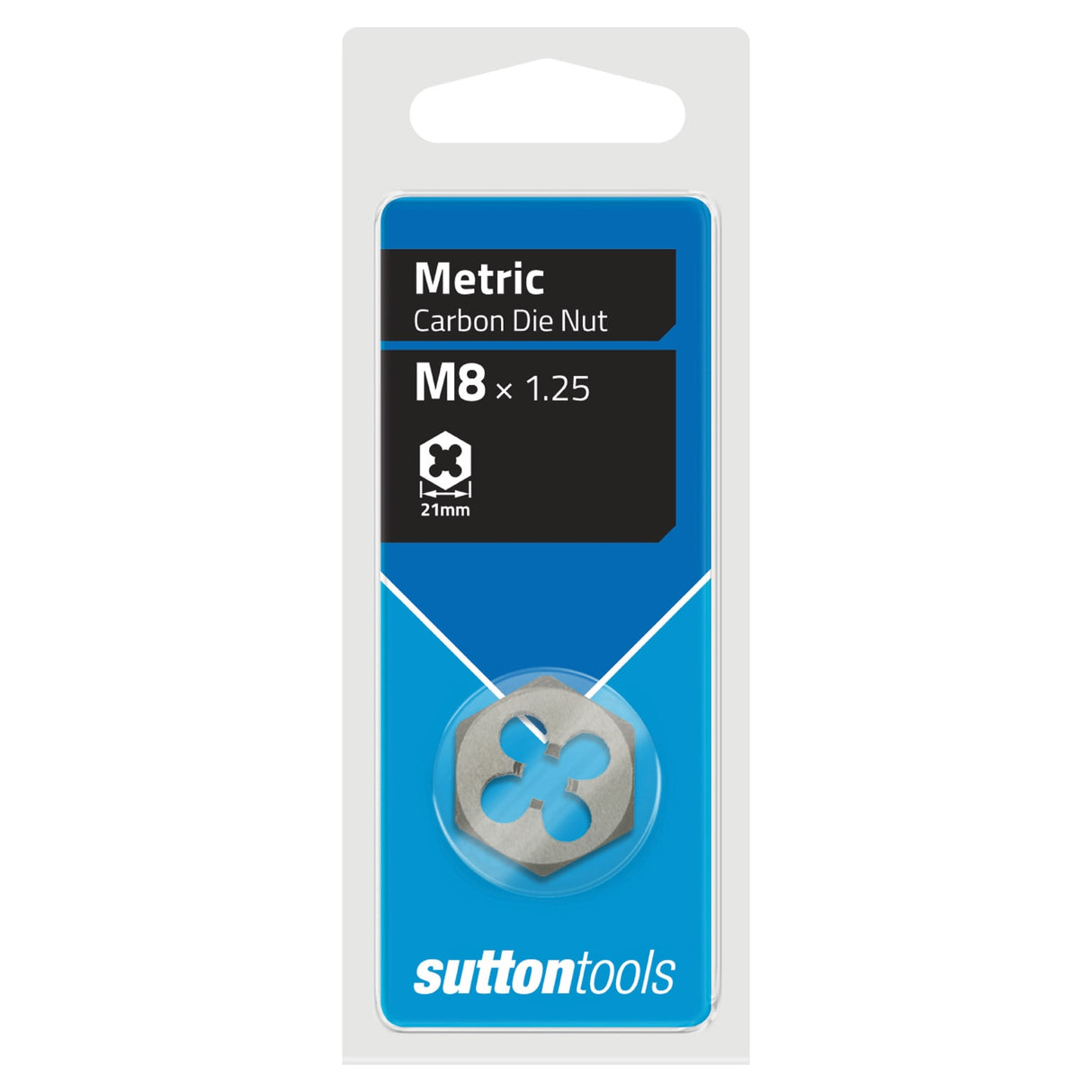 M8 x 1.25 Die Nut Metric ISO Coarse