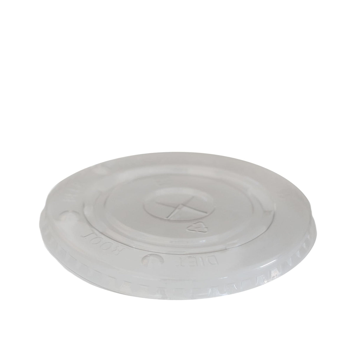 Lid - Straw Slot PET to suit Huhtamaki 800ml Cups 100 (Pack)