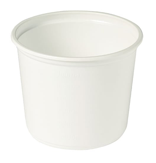 Graduated Foodtub - White-770ml-50-Pack