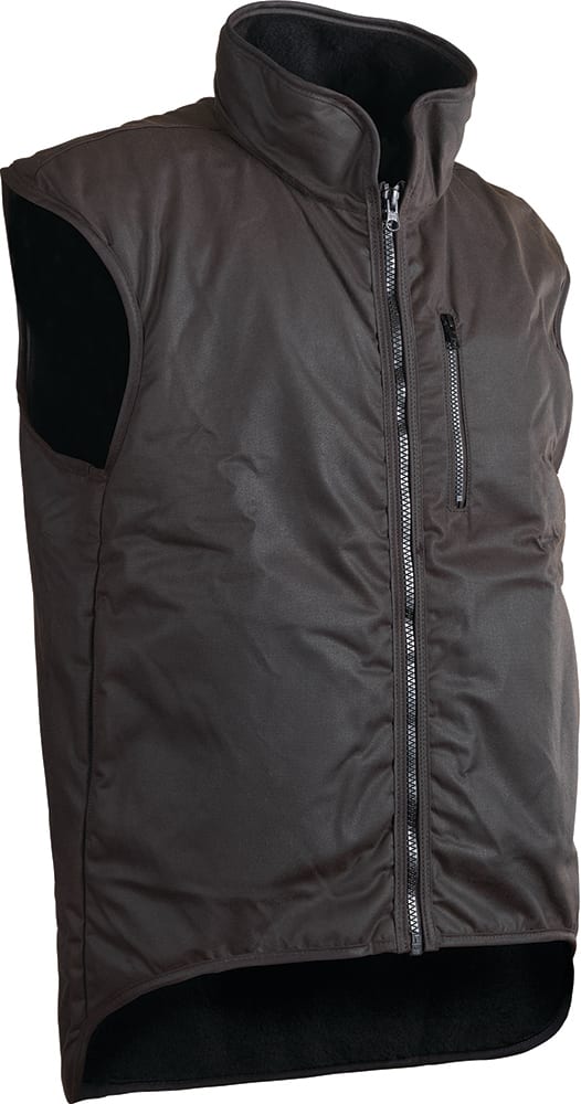 Styx Mill, Oilskin Vest - Black - XL