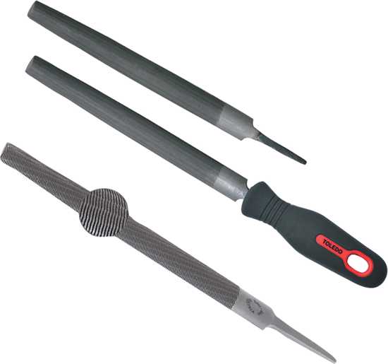 Toledo File Half Round Smooth-100mm (Each)