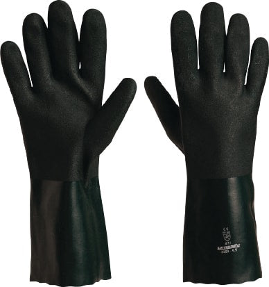 Prosafe Premium Double Dip PVC Gauntlet Gloves 9.5 - 10.5 (Pair) - - 09X