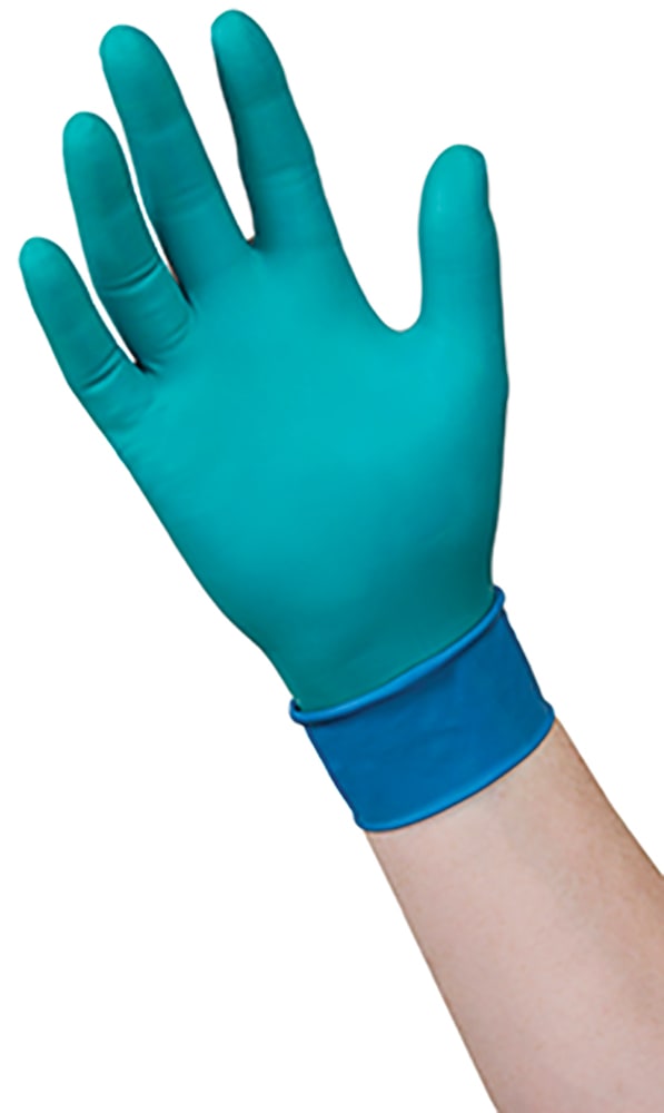 Microflex 93-260 Chemical Nitrile Gloves Green S-2XL Pack of 50 - Standard - 2XL