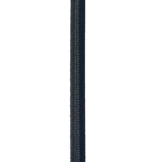 Shock Cord Plaited 6mmx100m Roll Black (Reel)