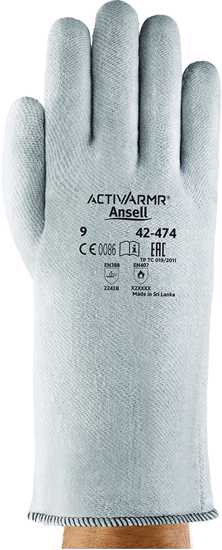Ansell ActivArmr 42-474 Gloves-8 -10 (Pair)