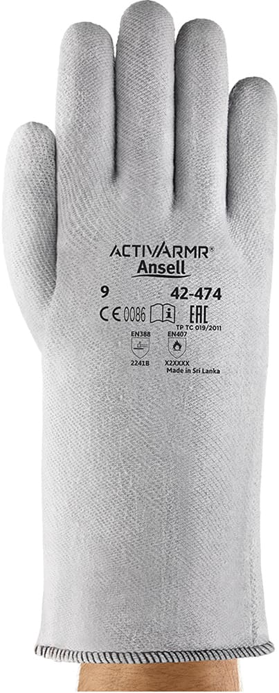 Ansell ActivArmr 42-474 Gloves 8 -10 (Pair) - Standard - 10