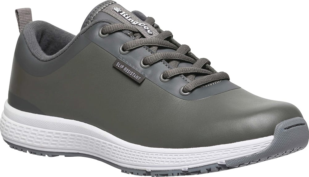 KingGee Leather SuperLites - Non-Slip - Grey 4-11