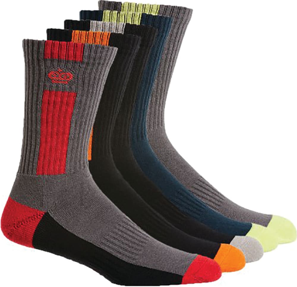 KingGee Crew Cotton Socks - 5 Pack One size 7/12