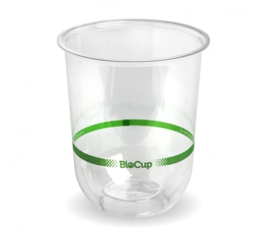 BioPak Clear Plastic Tumbler BioCup 250ml 50 (Pack)
