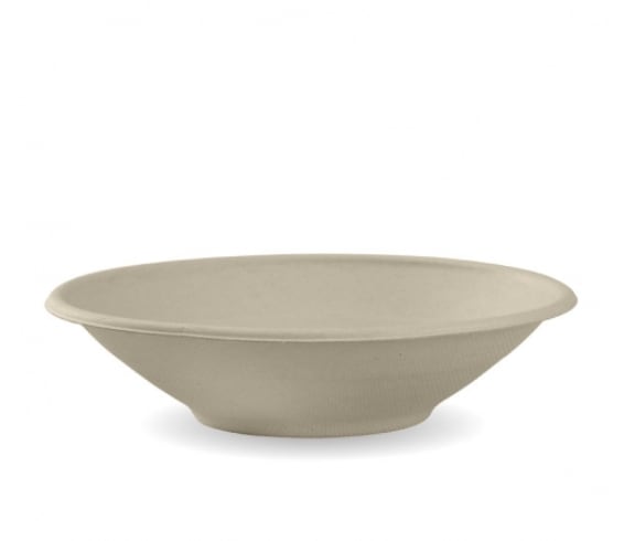 BioPak Natural Plant Fibre BioBowl 24oz/800ml 400 (Case)