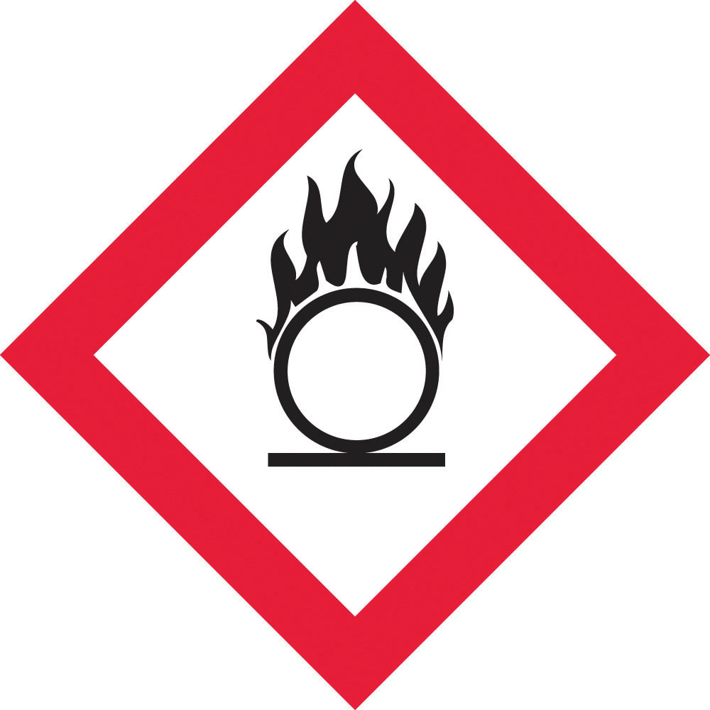 Dangerous Goods Sign | Oxidiser W295mm x H295mm (Single Sided)