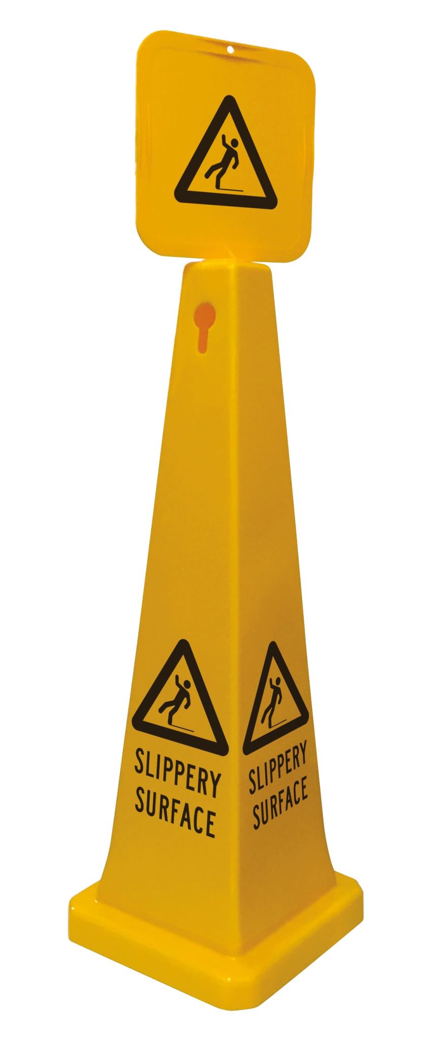 Safety Cone & Top Sign | Slippery Surface H900mm - Standard