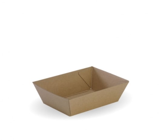 BioPak Recycled Paper Food Tray #1 131 x 91 x 50mm 50 (Pack)