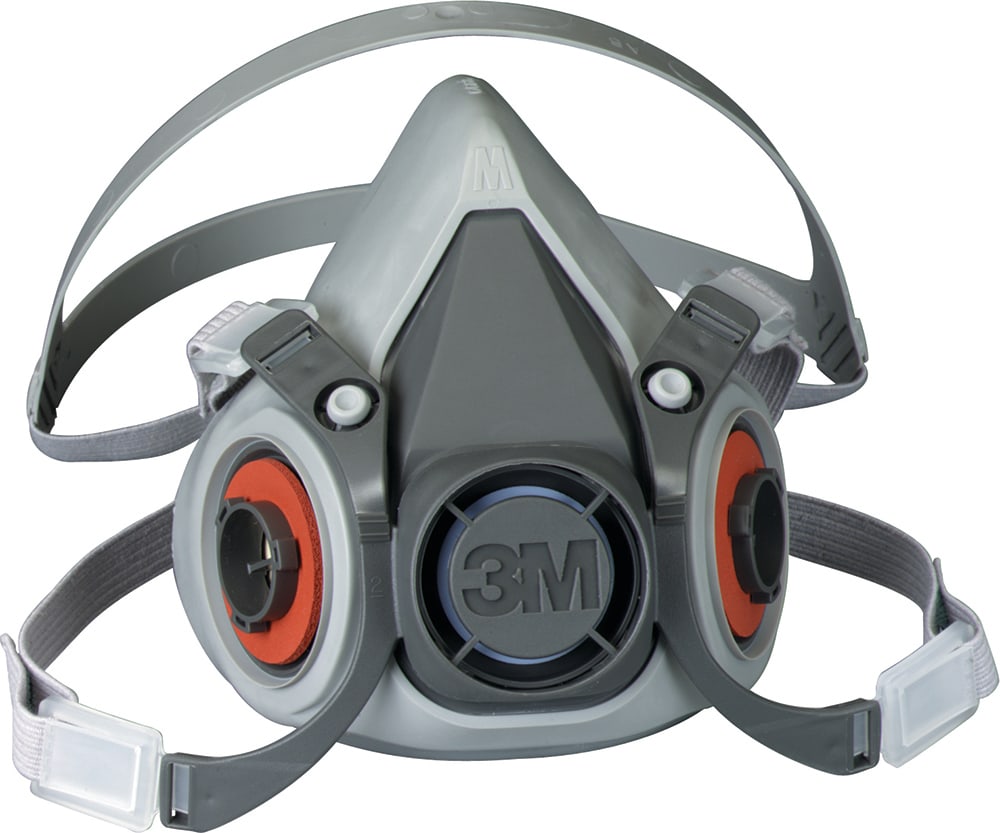 3M Half Face Reusable Respirator 6300 Large
