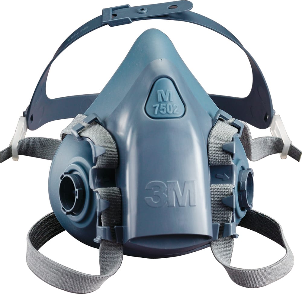 3M Silicone Half Face Reusable Respirator 7502 Medium