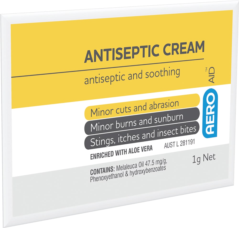Antiseptic, Soothing Cream Sachets 10 Pack 1g