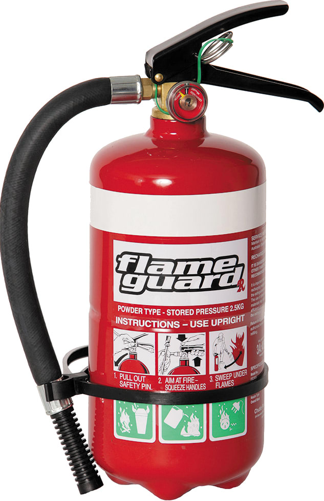 Flameguard 2.5kg ABE Dry Powder Fire Extinguisher