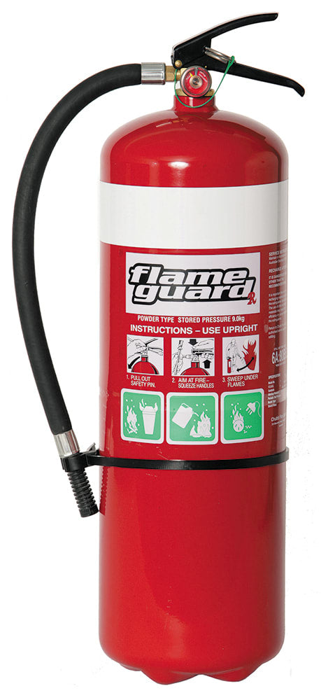 Flameguard 9.0kg ABE Dry Powder Fire Extinguisher (Each)