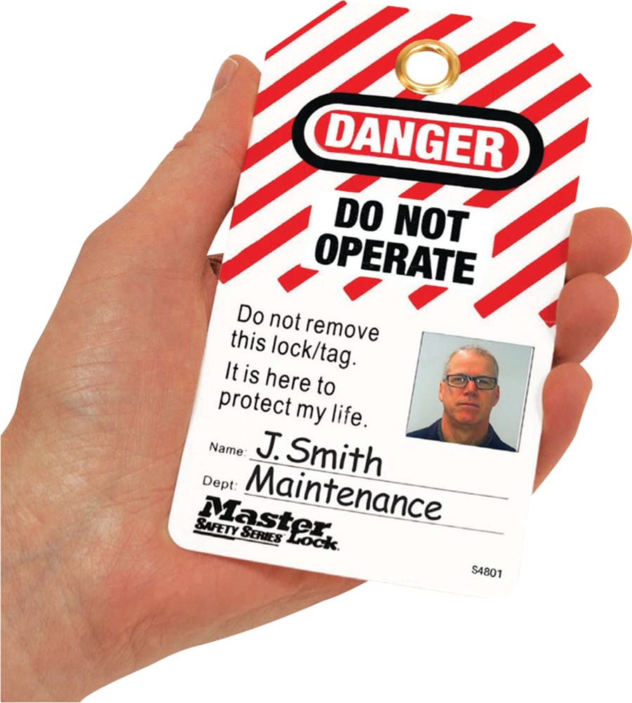 Do Not Operate Photo ID Tag 12 (Pack)