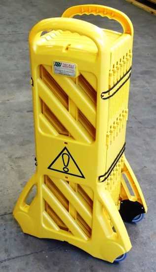 Plastic Expanding Barrier- Wheeled (Each)