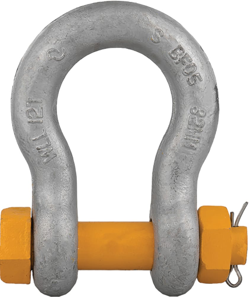 Bullivants Bow Shackle Safety Pin 13.5T WLL 35mm Body Diameter (Each)
