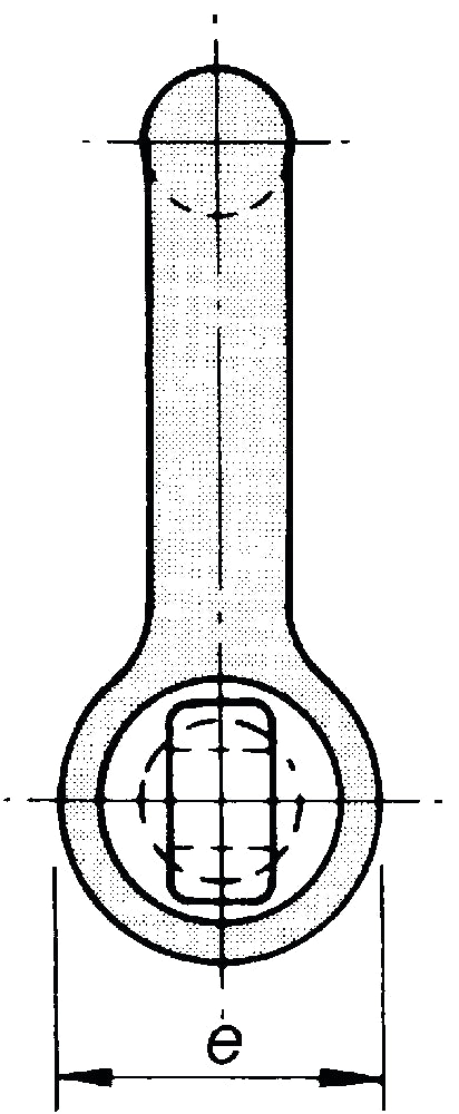 Bullivants Dee Shackle Safety Pin 2.0T WLL 13mm Body Diameter (Each)