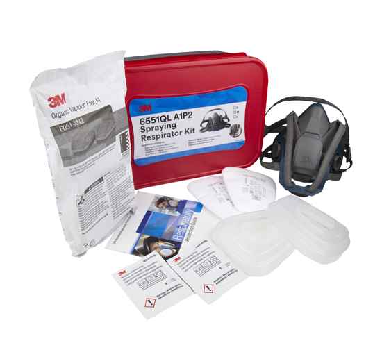 3M Spraying Respirator Kit 6551QL, A1P2 - Medium-Medium (Each)