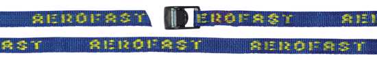 Aerofast Roof Rack Tiedown strap, 25mm x 3m, 300kg capacity, UV-resistant, durable with rubber-coated camlock for secure transport.