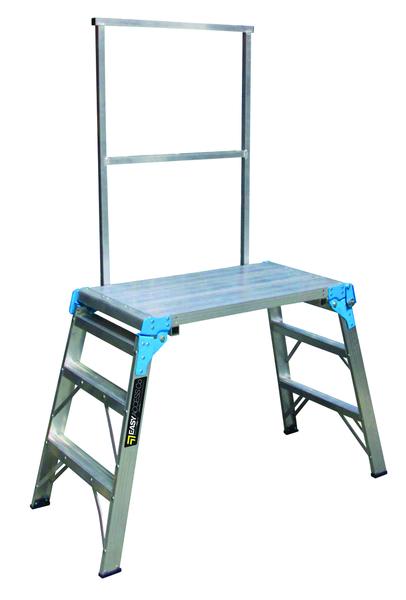 Easy Access AL Folding Work Platform Wide Handrail