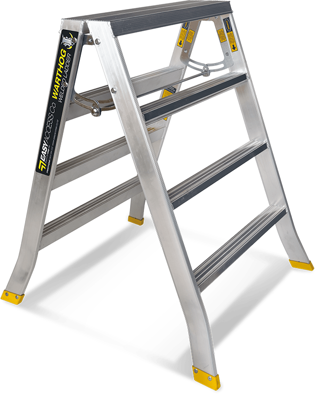 Easy Access Warthog Double Side Wide Ladder 4 Step