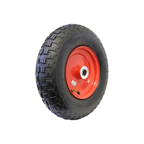 Easyroll 4.00x8" Pneumatic Wheel 1" Bore 220kg (Each)