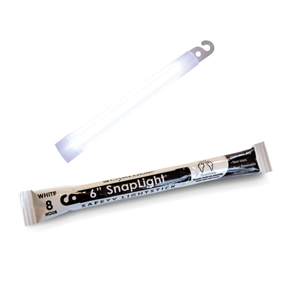Cyalume SnapLight 6" Light Stick - 8 Hour White