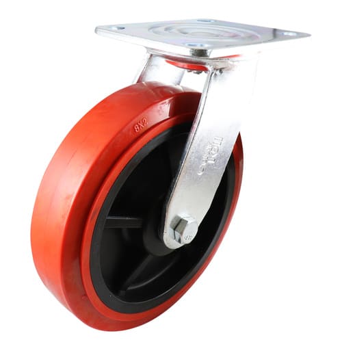 Easyroll 150mm Swivel Plate Mount J3 Castor Urethane 410kg (Each)