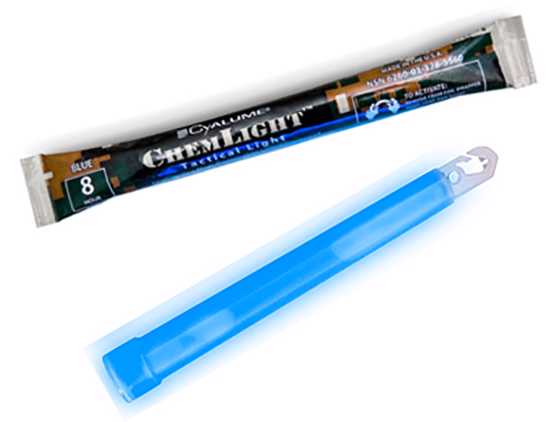 Cyalume Chemlight 6" Light Stick - 8 Hour Blue (Each)