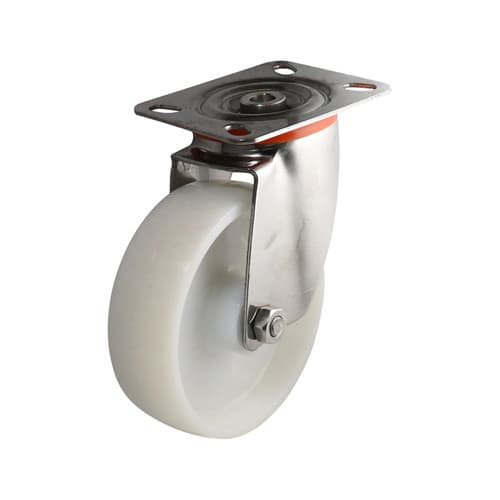 Easyroll 125mm Swivel Plate Mount S5 Castor Nylon 230kg (Each)