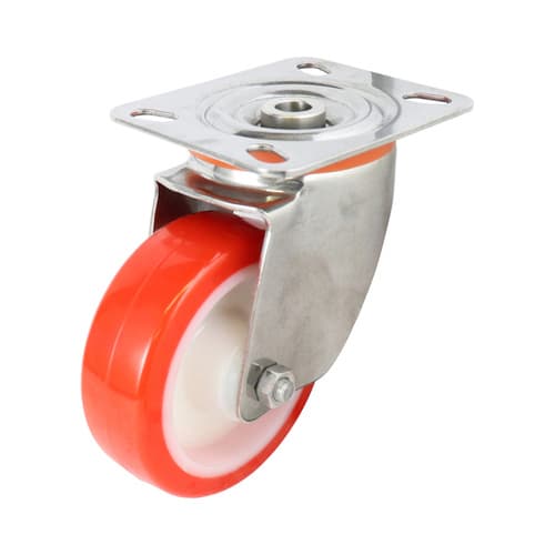 Easyroll 100mm Swivel Plate Mount S5 Castor Urethane 220kg (Each)