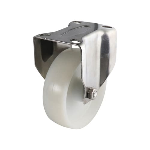 Easyroll 125mm Fixed Plate Mount S5 Castor Nylon 230kg (Each)
