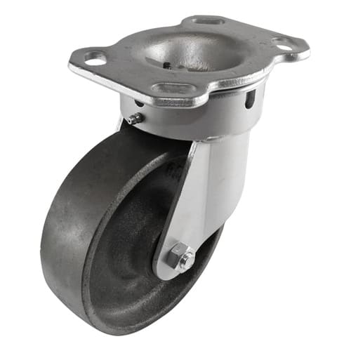 Easyroll 150mm Swivel Plate Mount TH Castor Cast Iron 910kg (Each)