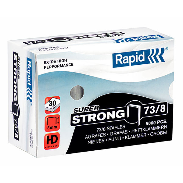 Rapid Extra High Performance Staples 73/8mm (Box of 5000)