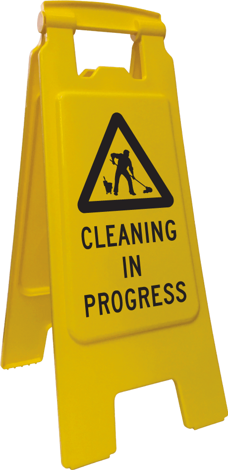 Floor Stand Sign, Econ | Cleaning In Progress H600mm - Standard