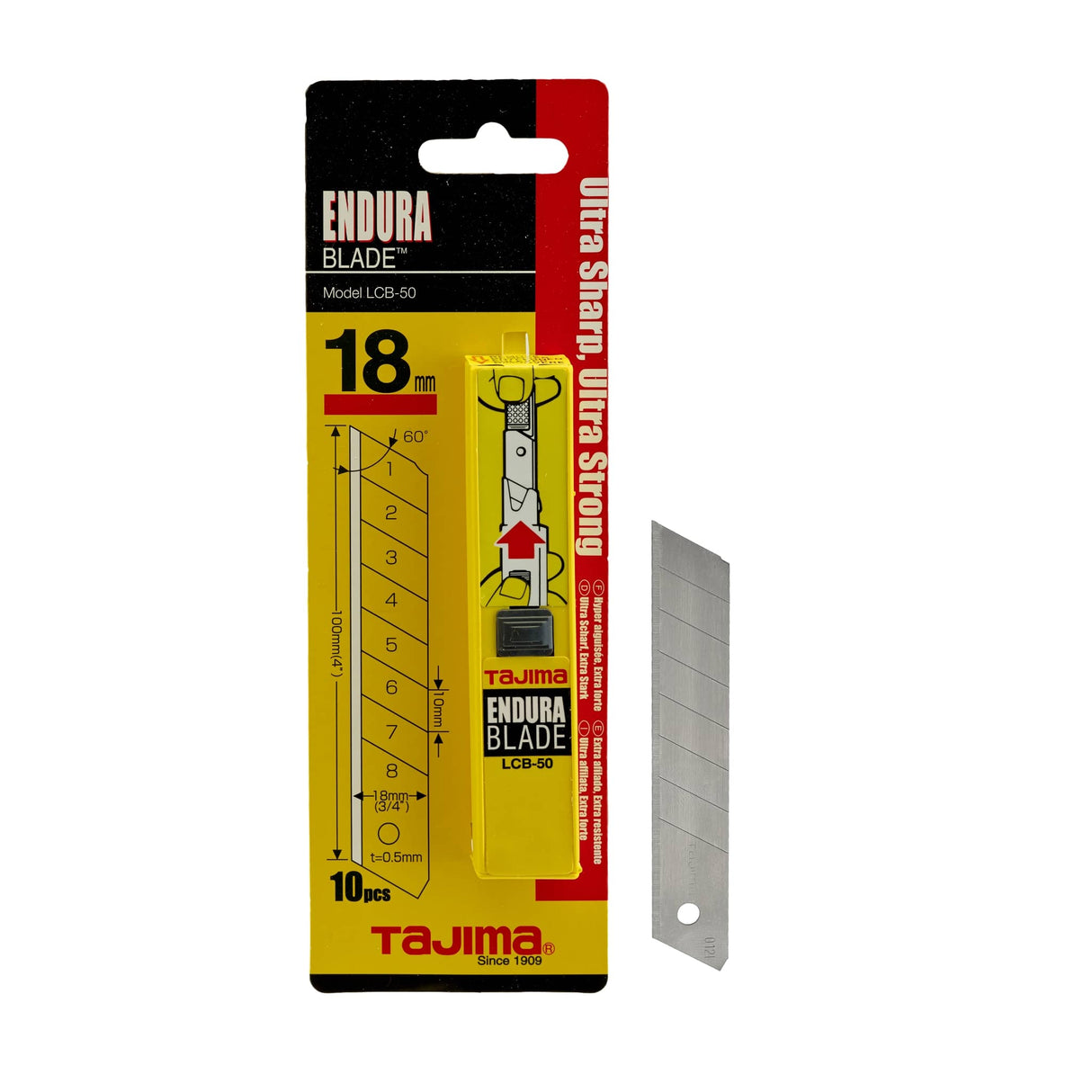 Tajima Blade LCB50 10pk 18x100x0.5mm 10/Pkx10/box (Pack)