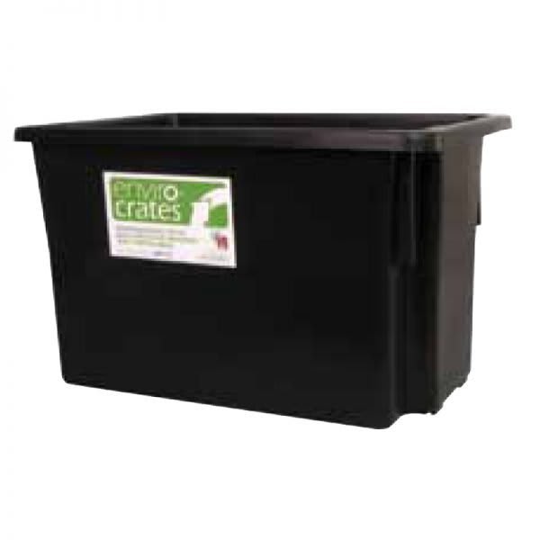 Enviro Stack and Nest Crate Black 68L